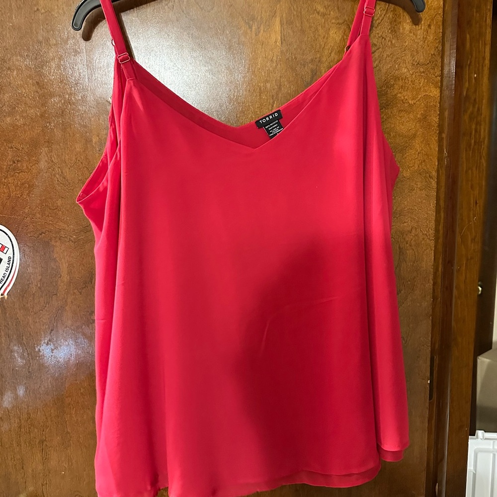 Torrid - Torrid Chiffon Double Layer Cami - Magenta- Size 3 - 🌟 EUC 🌟